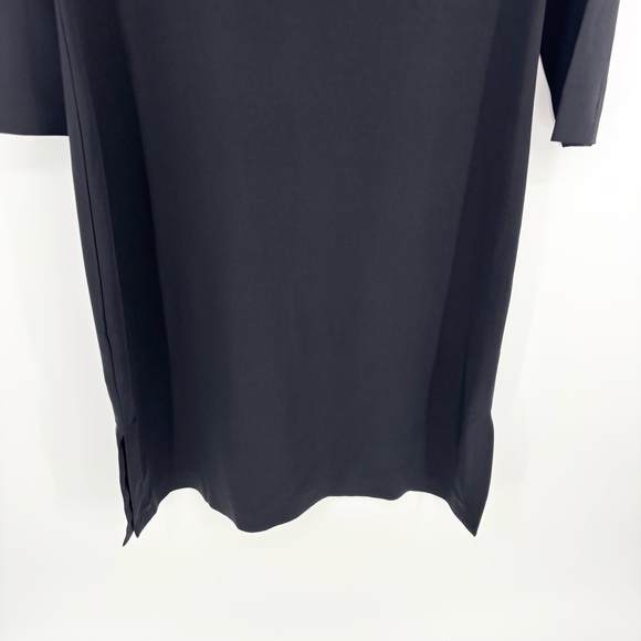 Karen Millen Black Dress Sheath Long Sleeve Size 12 - Picture 4 of 10